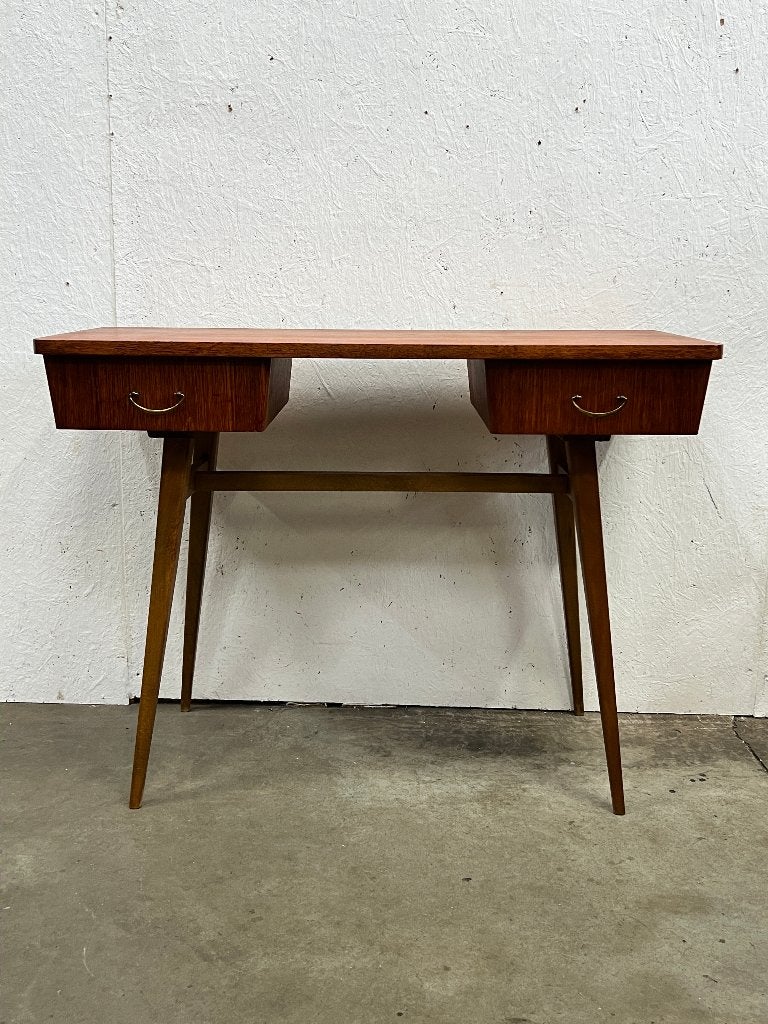 Vintage sidetable / bureau / kaptafel, Zweden 1960's, Huis en Inrichting, Ophalen, Gebruikt, 50 tot 100 cm, Teakhout
