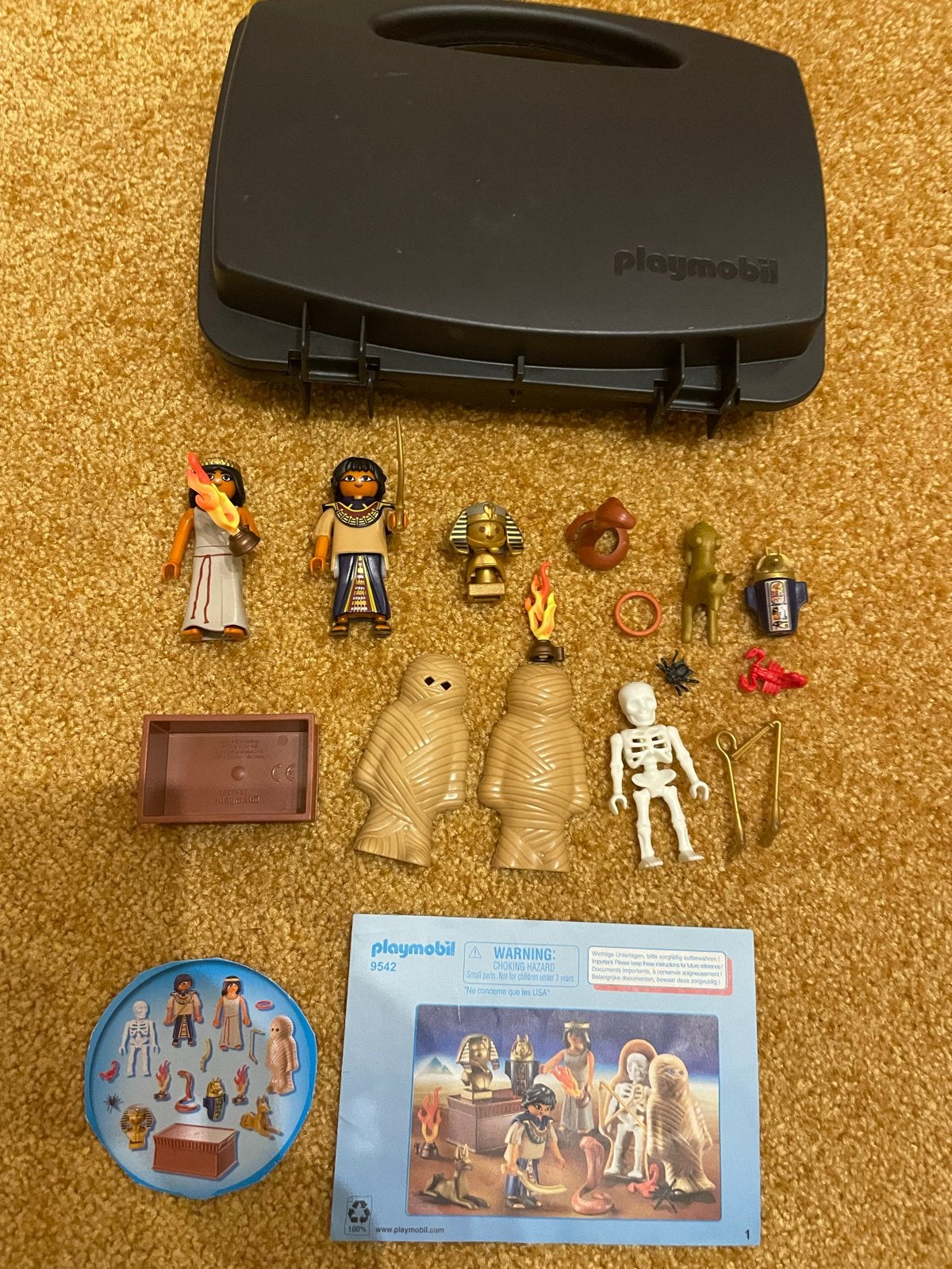 Playmobil 9542 Egyptische Mummie Koffer Speelset, Verzenden, Zo goed als nieuw, Jongen of Meisje