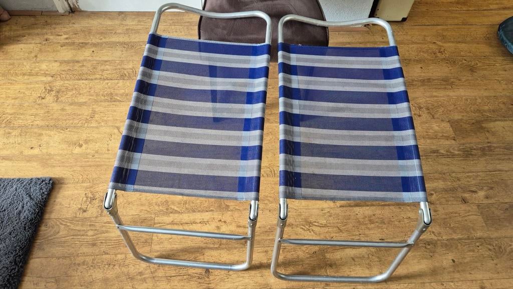 Crespo Voetenbankje 2 stuks, Caravans en Kamperen, Ophalen of Verzenden, Campingmeubel-accessoire