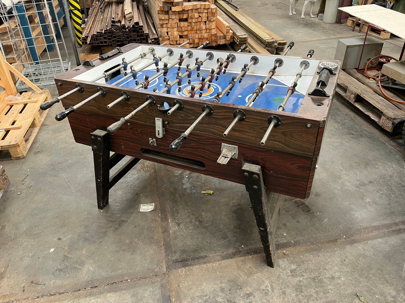 Oude Café Voetbaltafel, Ophalen of Verzenden, Gebruikt