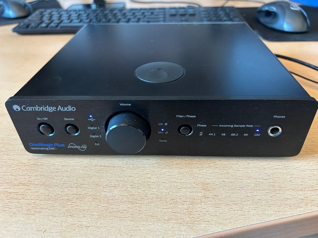 Cambridge Audio DacMagic Plus compleet met doos, Ophalen, Gebruikt, 120 watt of meer, Overige merken