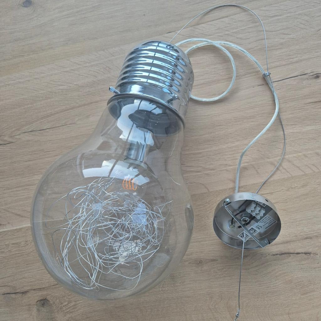 Hanglamp Gloeilamp Design, Ophalen, Gebruikt, Glas, Modern