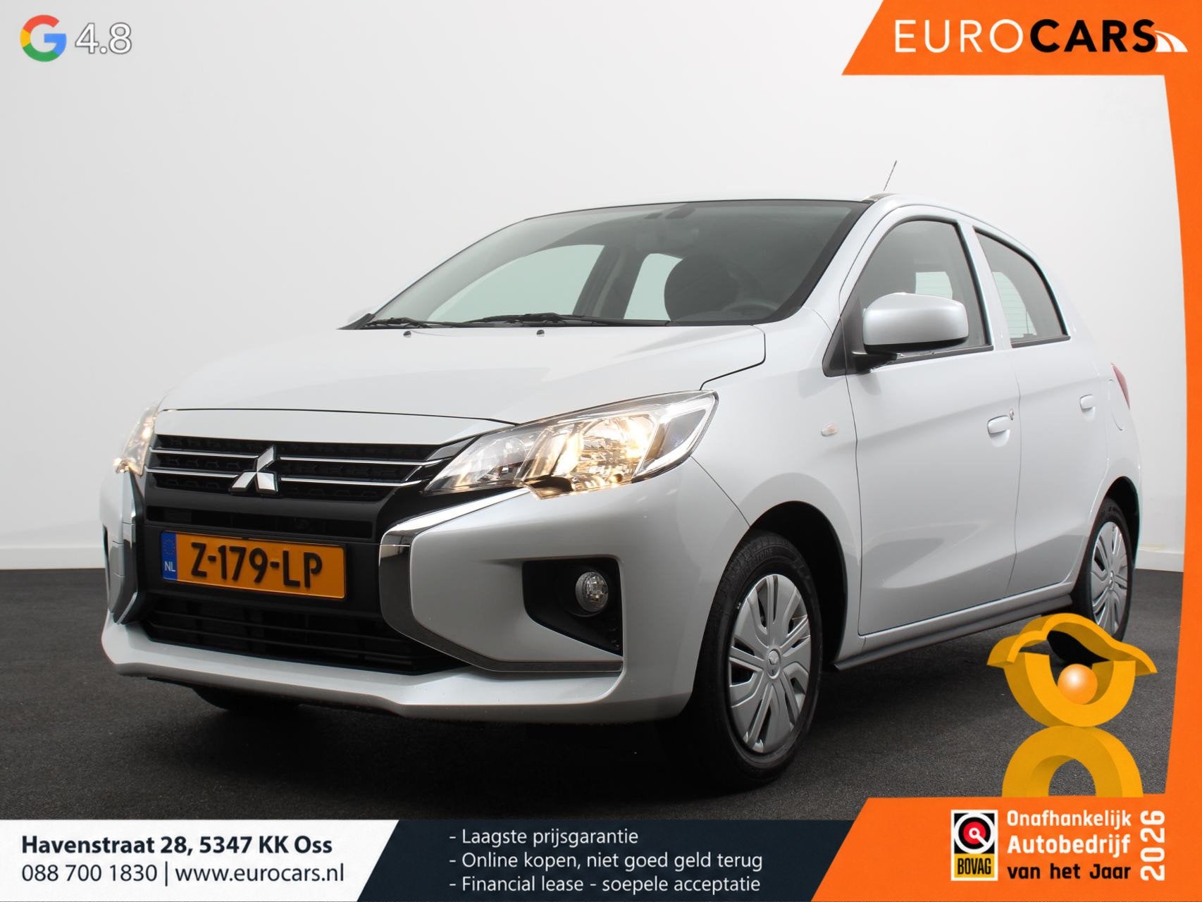 Mitsubishi Space Star 1.2 Connect+ Navigatie Apple Carplay/A, Auto's, Voorwielaandrijving, Stof, Gebruikt, 850 kg