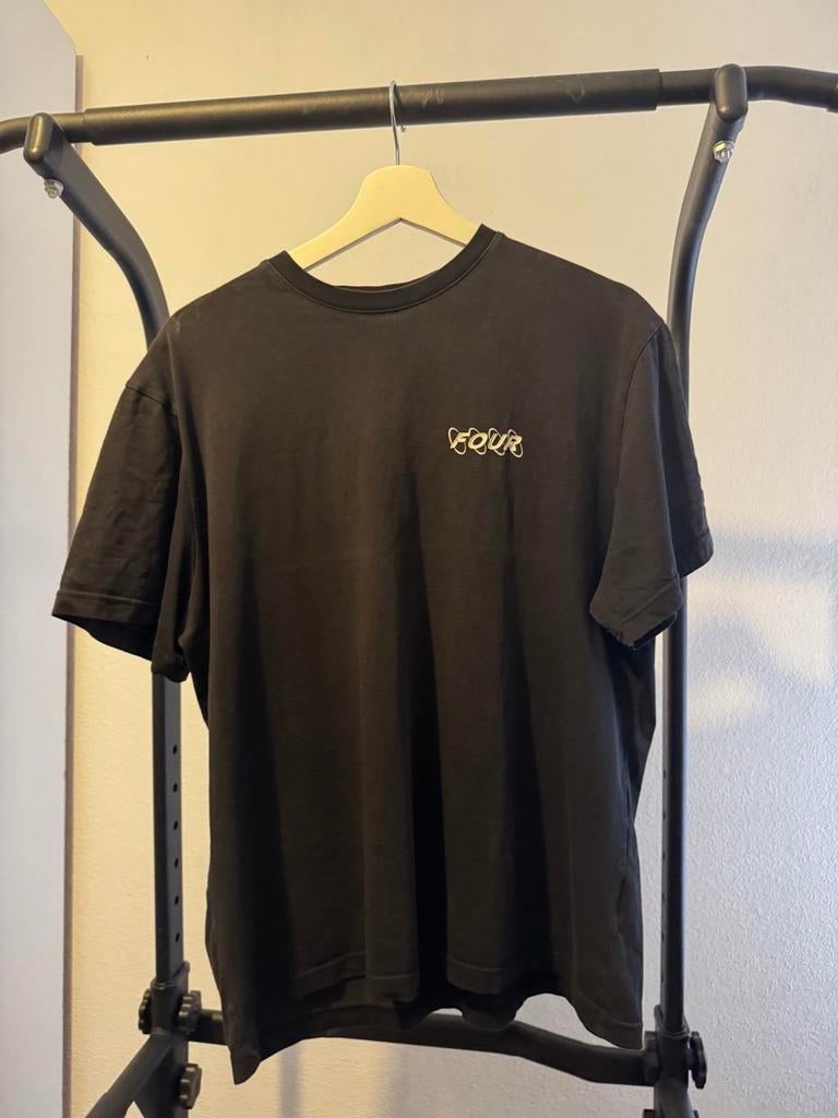 Four Amsterdam T-shirt Zwart, Kleding | Heren, T-shirts, Ophalen of Verzenden, Gedragen, Overige maten, Zwart