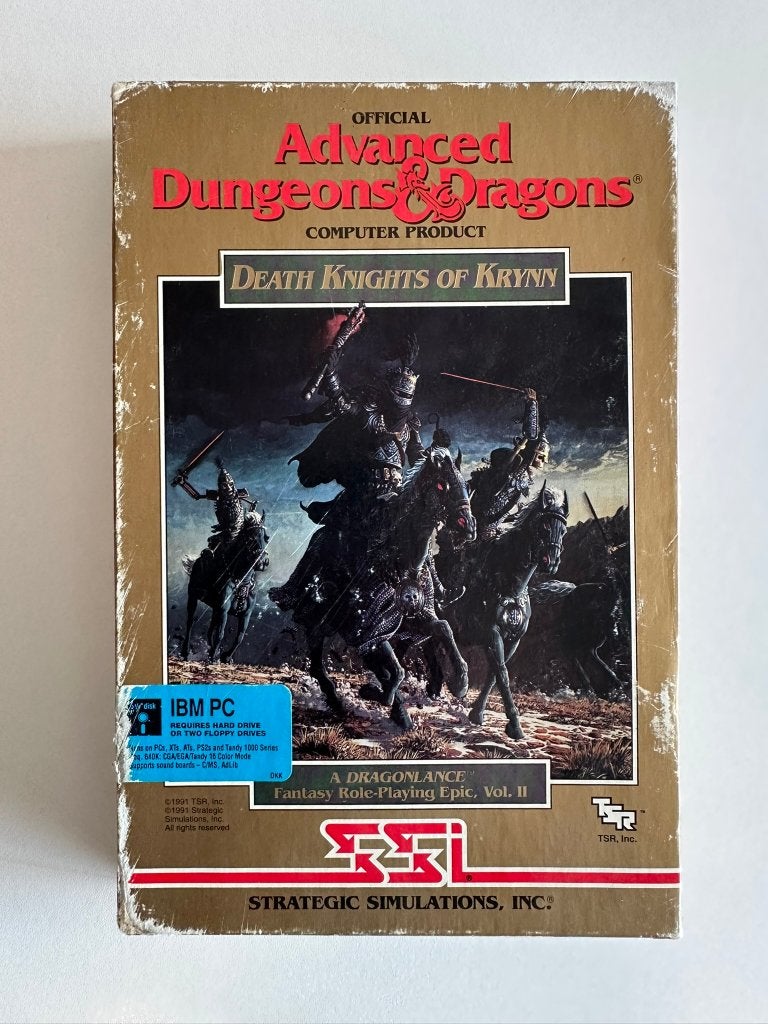 Death Knights of Krynn - IBM PC Big Box SSI 1991, 1 speler, Ophalen of Verzenden, Vanaf 18 jaar