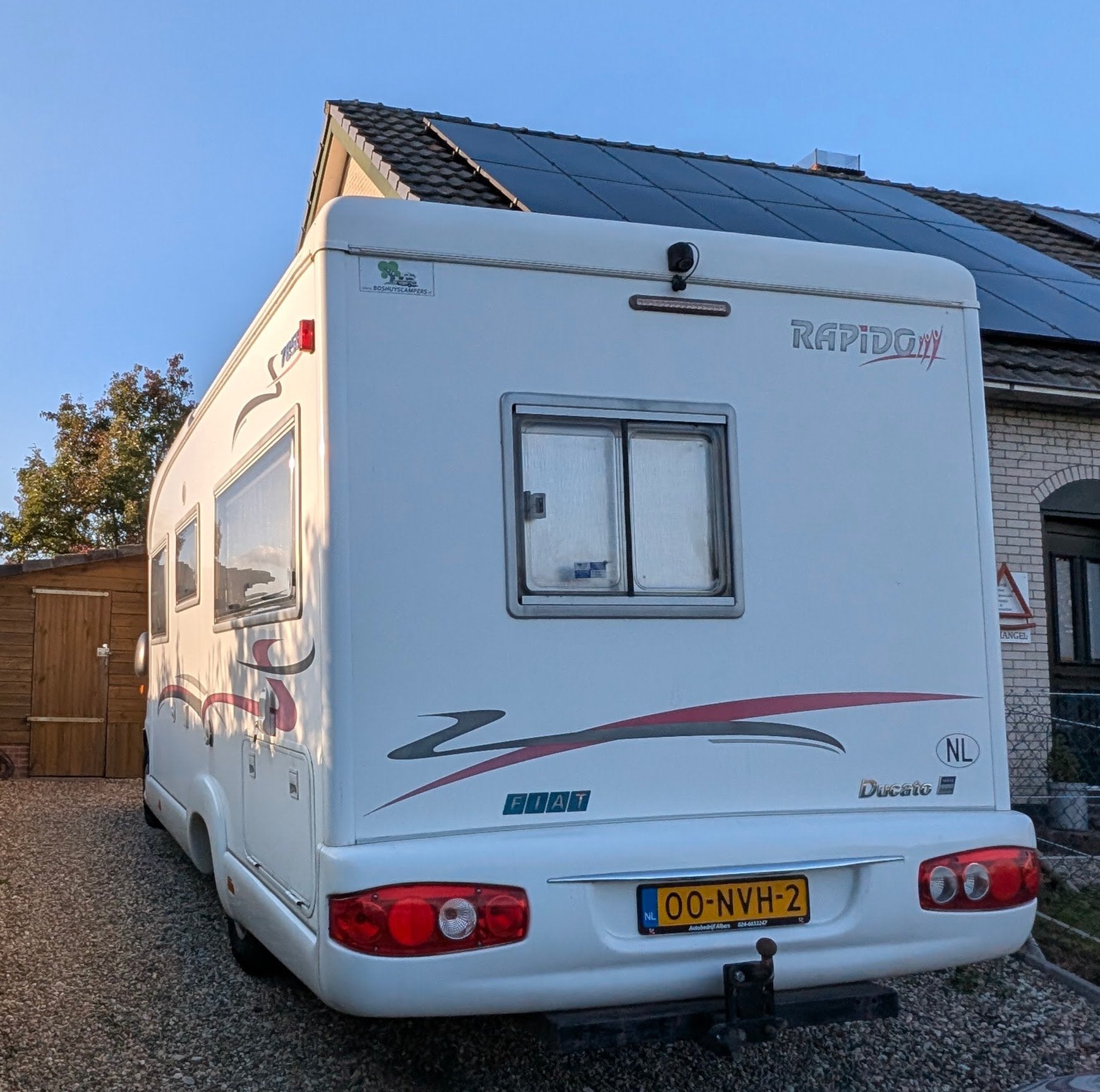 Rapido 785f camper van 2003. 2,8 diesel, Caravans en Kamperen, Standaard zit, Ringverwarming, Fiat, Bestuurdersdeur