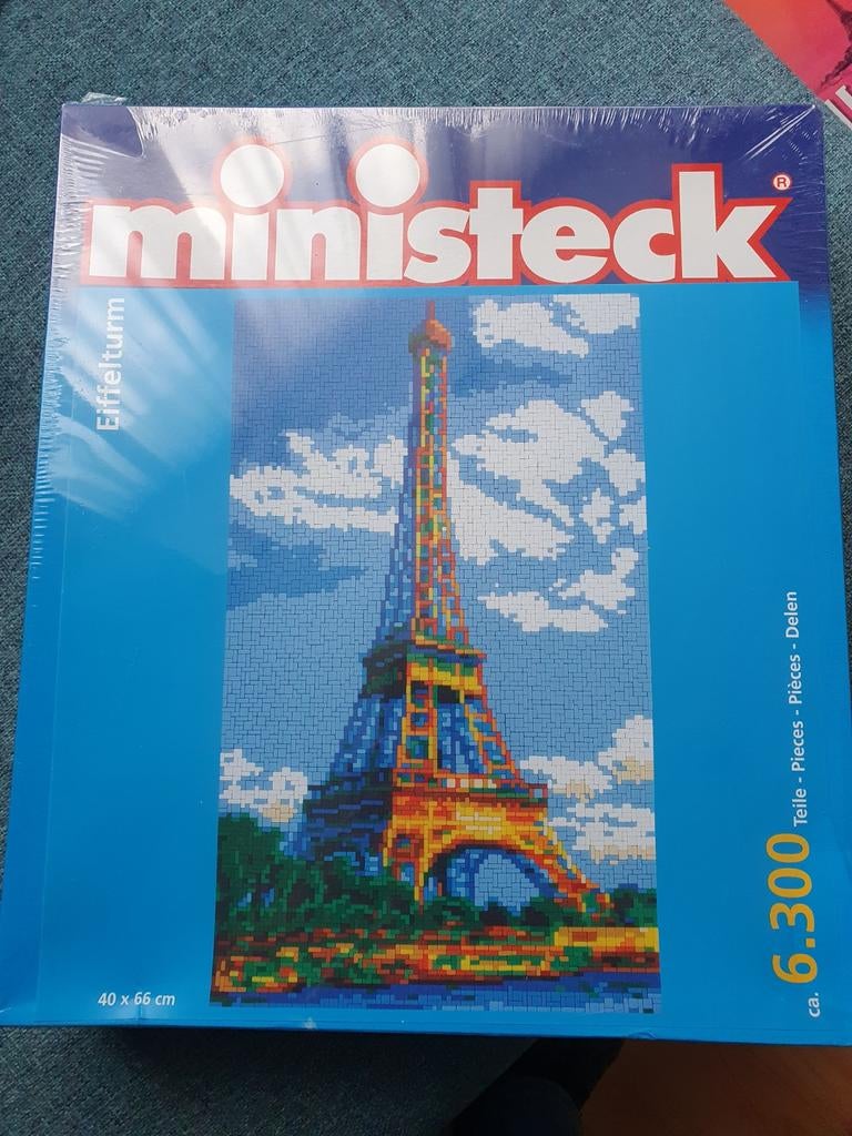 Ministeck Eiffeltoren, nieuw in doos, ong. 6.300 steentjes, Ophalen of Verzenden, Nieuw, Box-set
