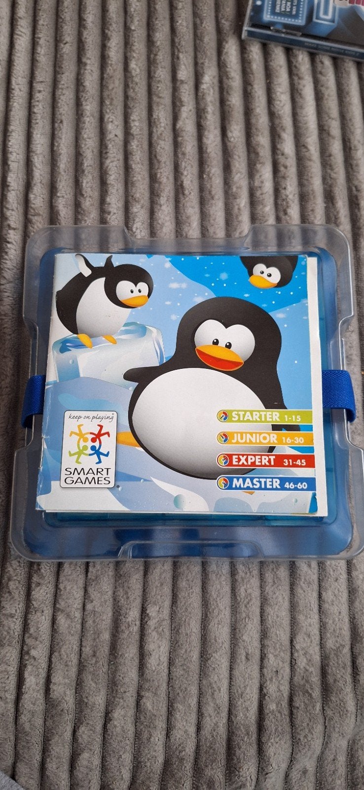 SmartGames Penguins on Ice - Logisch denkspel met 60 levels, Een of twee spelers, Ophalen of Verzenden, Zo goed als nieuw, SmartGames