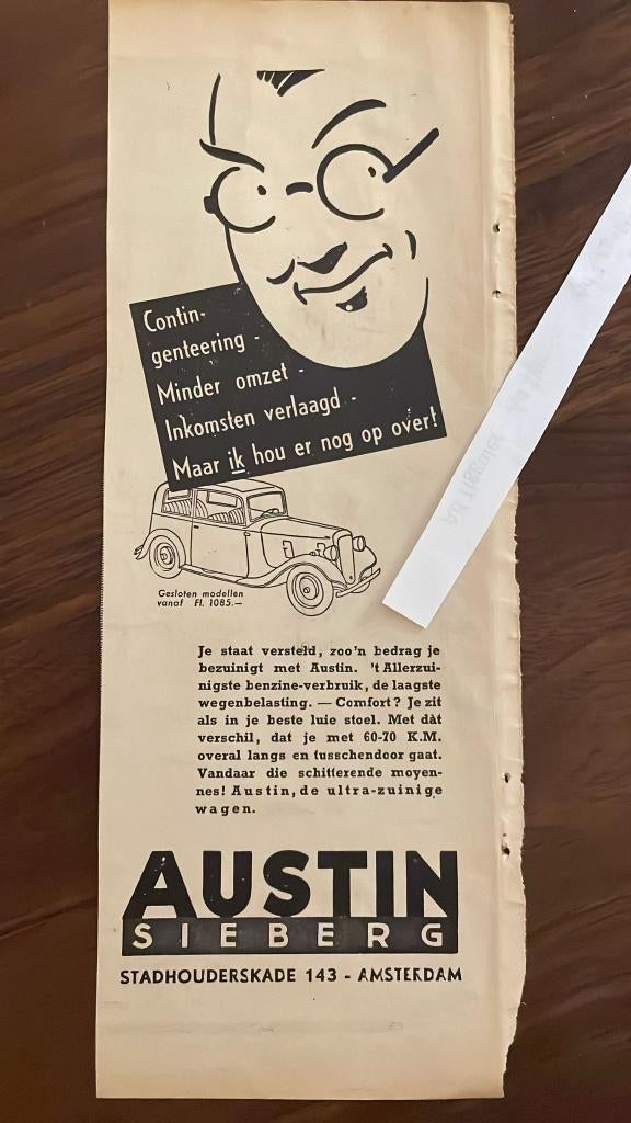 advertentie auto, Verzenden, Gelezen, Algemeen