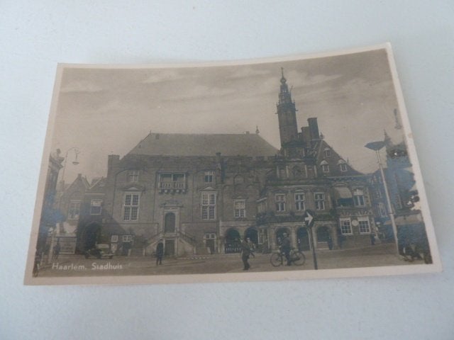 Haarlem circa 1945 Stadhuis, Ophalen of Verzenden, 1940 tot 1960, Ongelopen, Noord-Holland