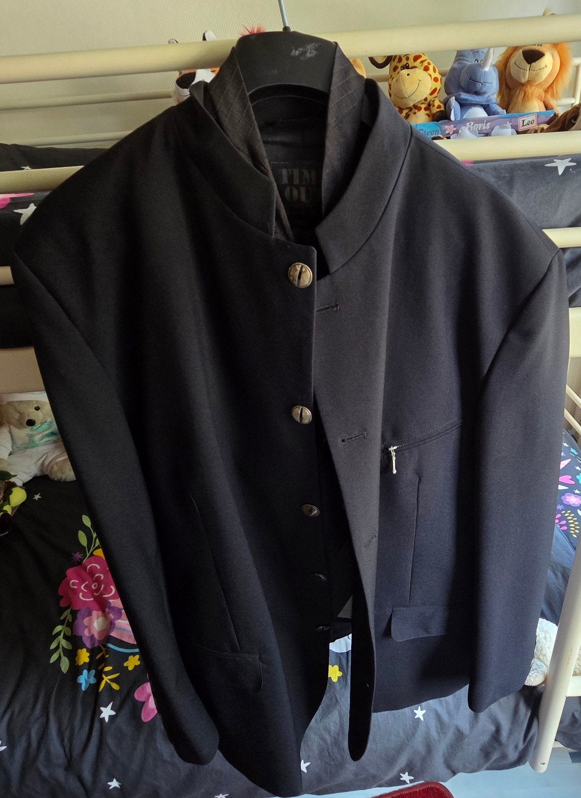 Heren colber met pantalon, Ophalen, Maat 52/54 (L), Zwart, Time out ( jasje)