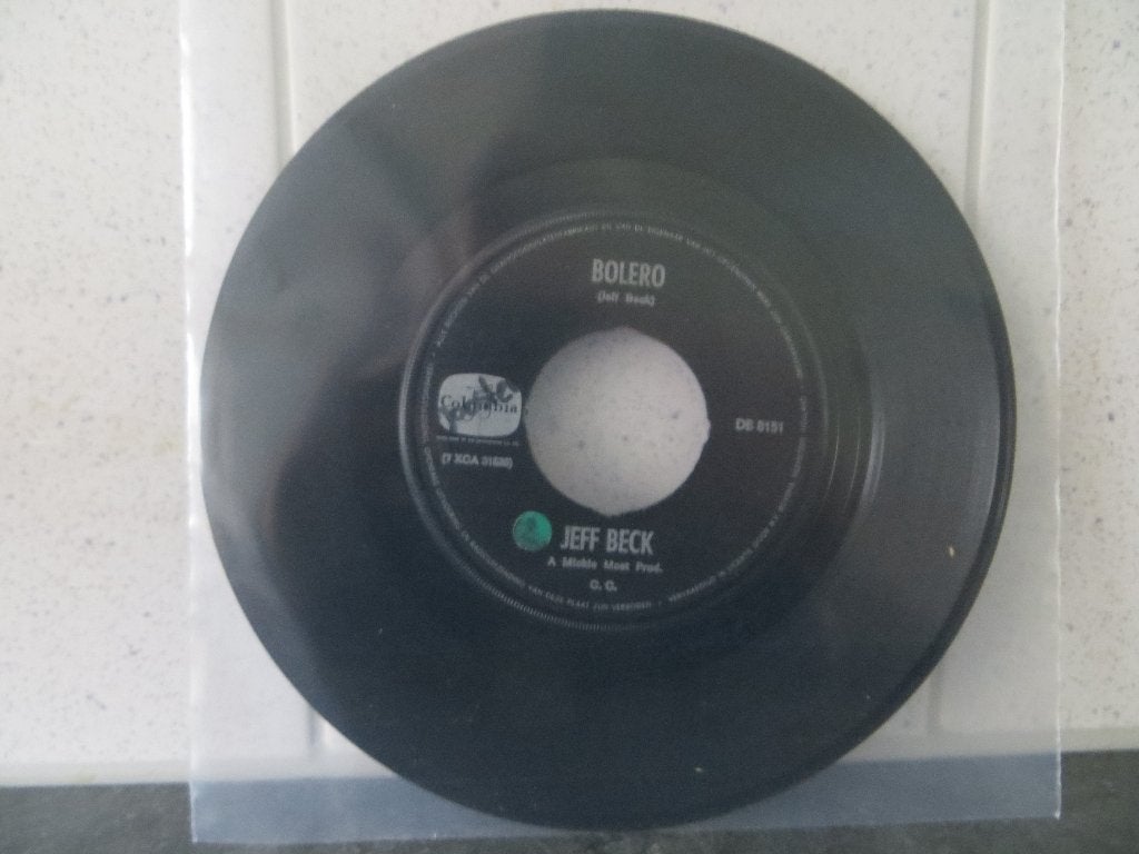 Single Jeff Back - Hi Ho Silver Lining/Bolero, Cd's en Dvd's, Gebruikt, 7 inch, Ophalen of Verzenden, Beschermende buitenhoes