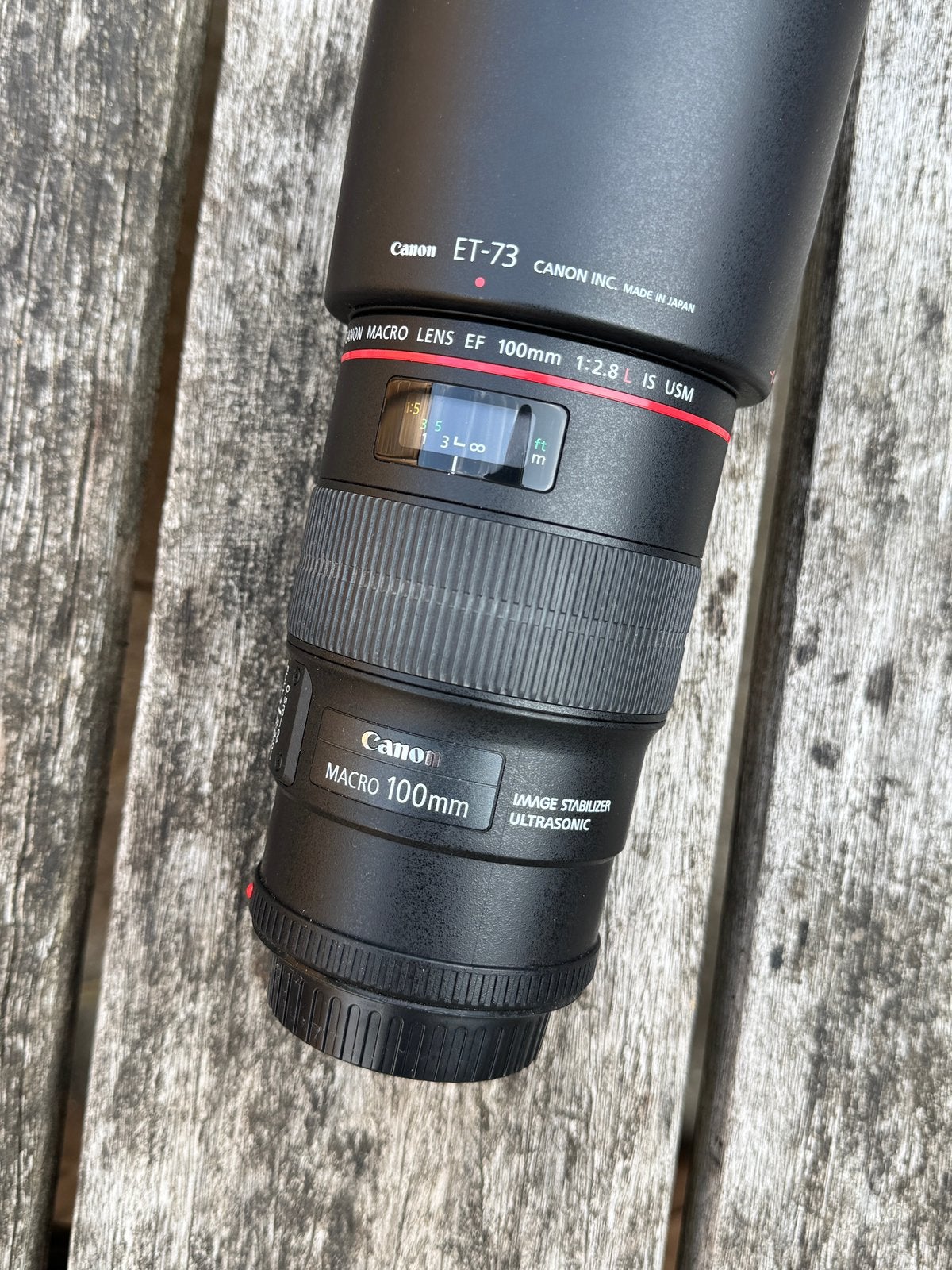Canon EF 100mm f/2.8L Macro IS USM - Topstaat, Audio, Tv en Foto, Ophalen of Verzenden, Zo goed als nieuw, Macrolens, Zoom