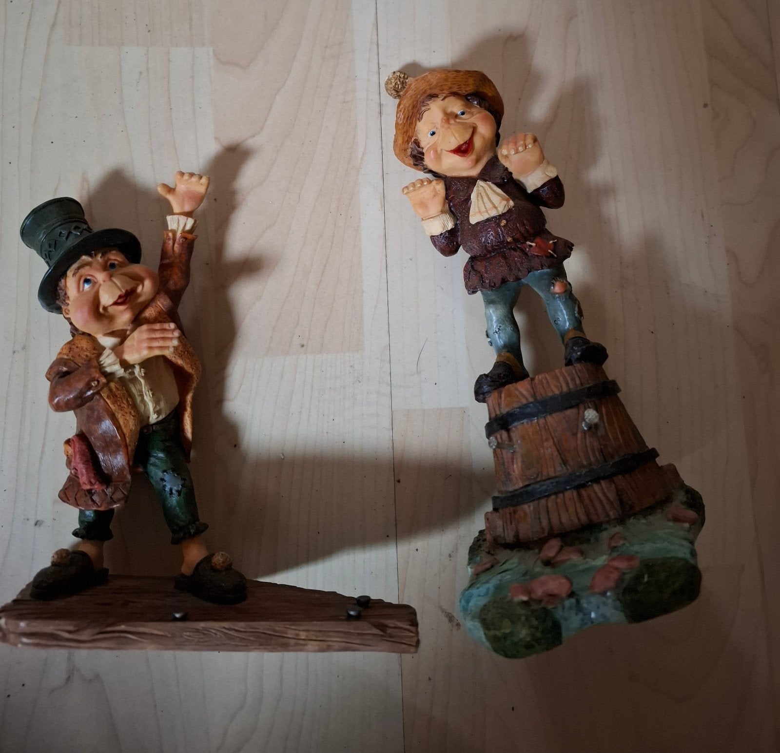 Twee vrolijke Laaf beelden - Efteling stijl, Verzamelen, Ophalen, Zo goed als nieuw