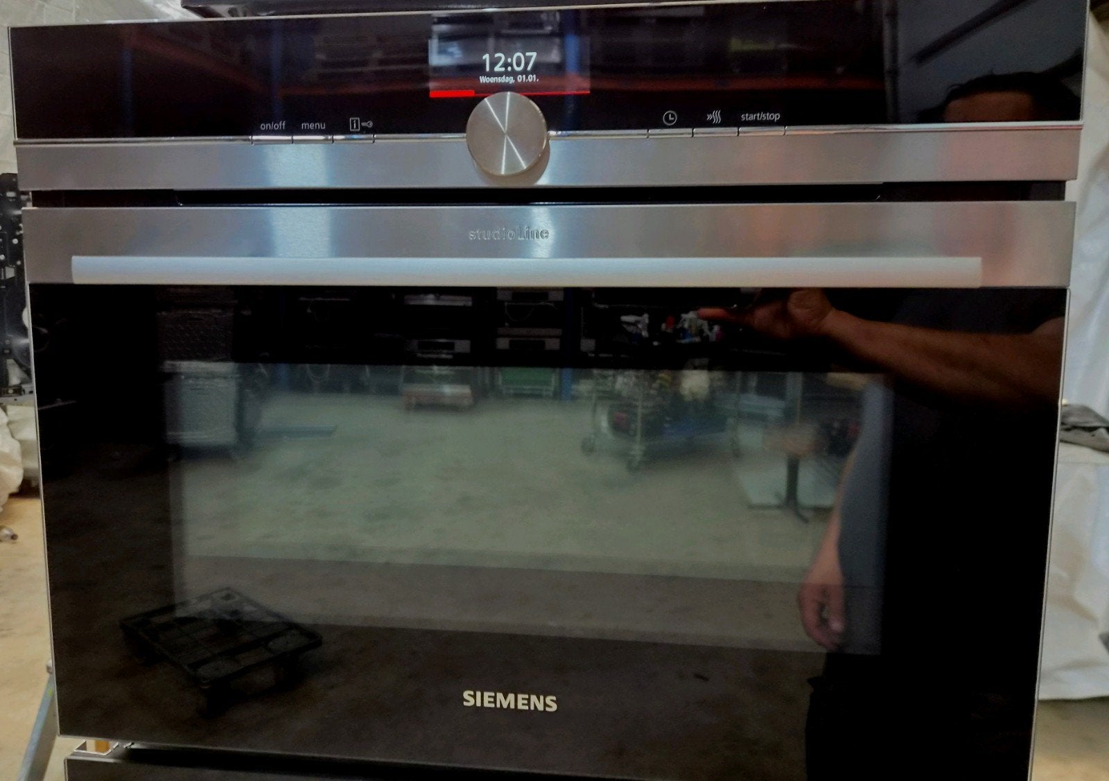 Siemens studiolijn combi-oven/combimagnetron, Witgoed en Apparatuur, Ophalen, Zo goed als nieuw, Magnetronfunctie