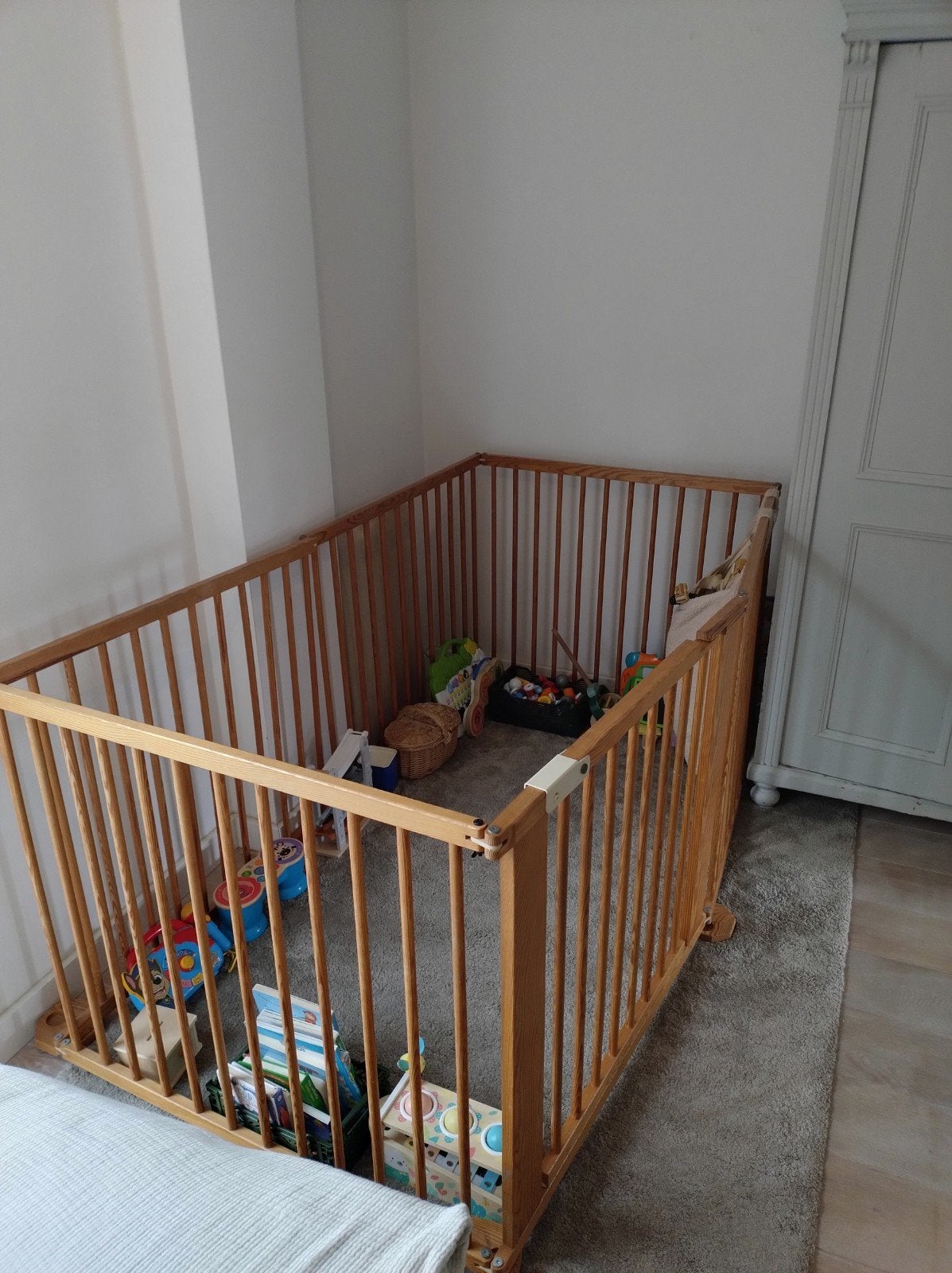 Houten grondbox - Gebruikt maar in goede staat, Ophalen