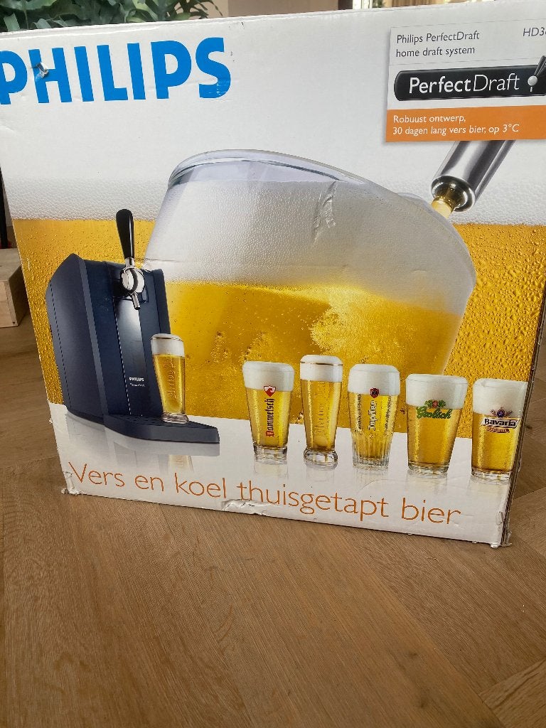Philips PerfectDraft HD3610 Thuistapsysteem, Ophalen, Zo goed als nieuw, Philips