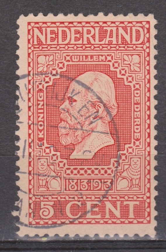 NVPH 92 geb Jubileumzegels 1913 ; OUD NEDERLAND p/stuk, Ophalen of Verzenden, T/m 1940, Gestempeld