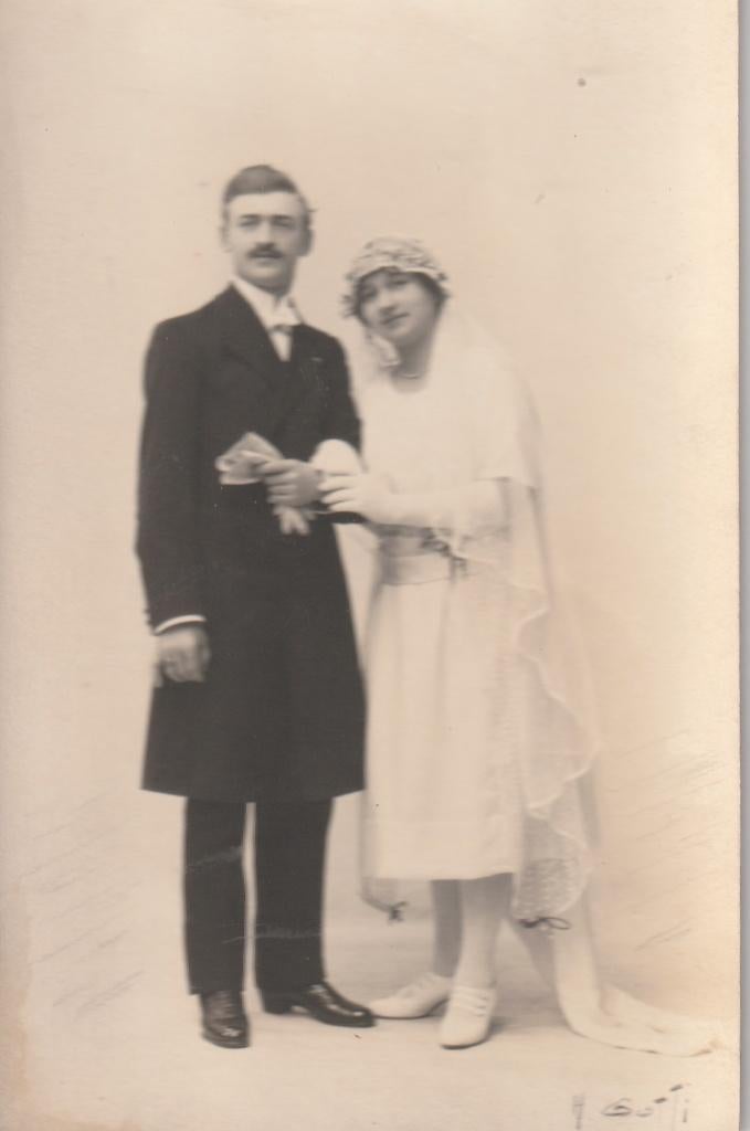 fotokaart  -  koppel, Verzenden, Voor 1940, Zo goed als nieuw