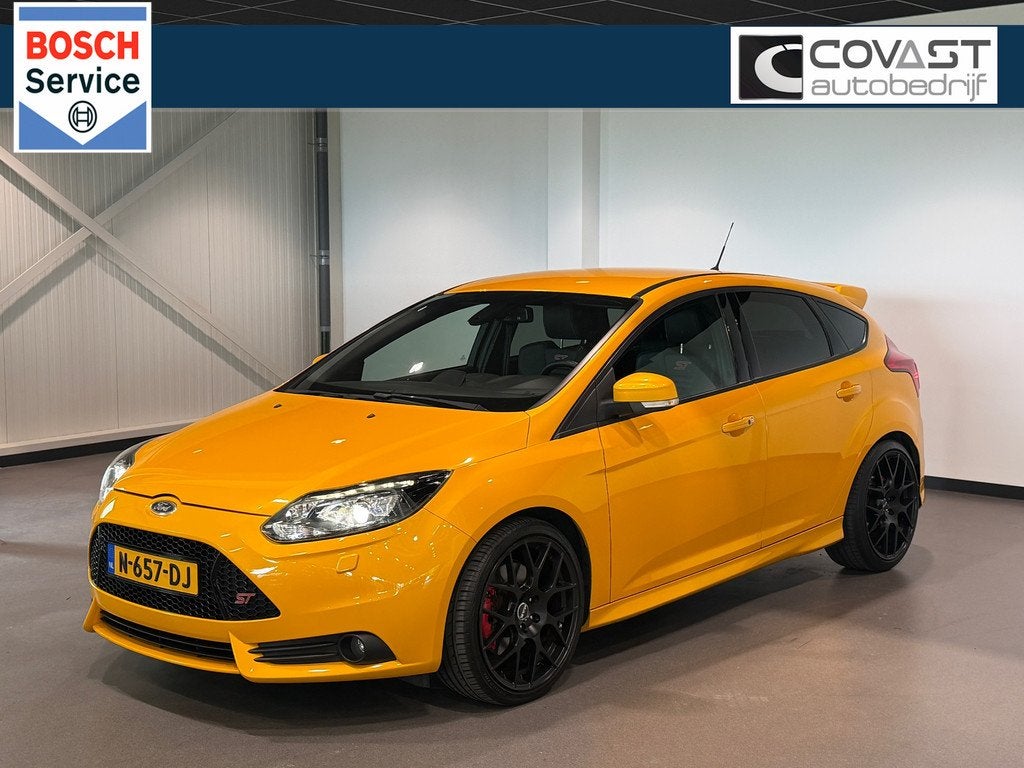 Ford Focus 2.0 EcoBoost ST-3 Topstaat! Leder|Keyless|Histori, Auto's, Ford, Bedrijf, Te koop, Focus, ABS, Airbags, Airconditioning