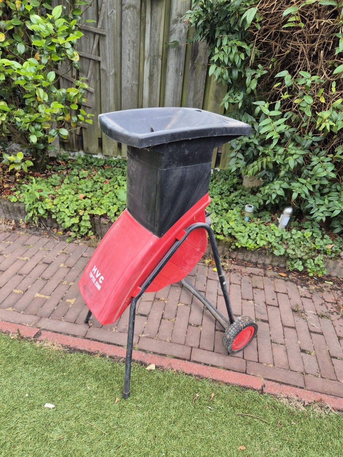 Tuin versnipperaar, Ophalen, Gebruikt