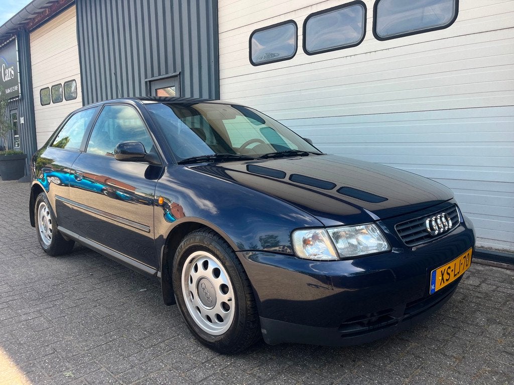Audi A3 1.6 Attraction 1999 APK NAP, 101 pk, Gebruikt, Blauw, 49 €/maand