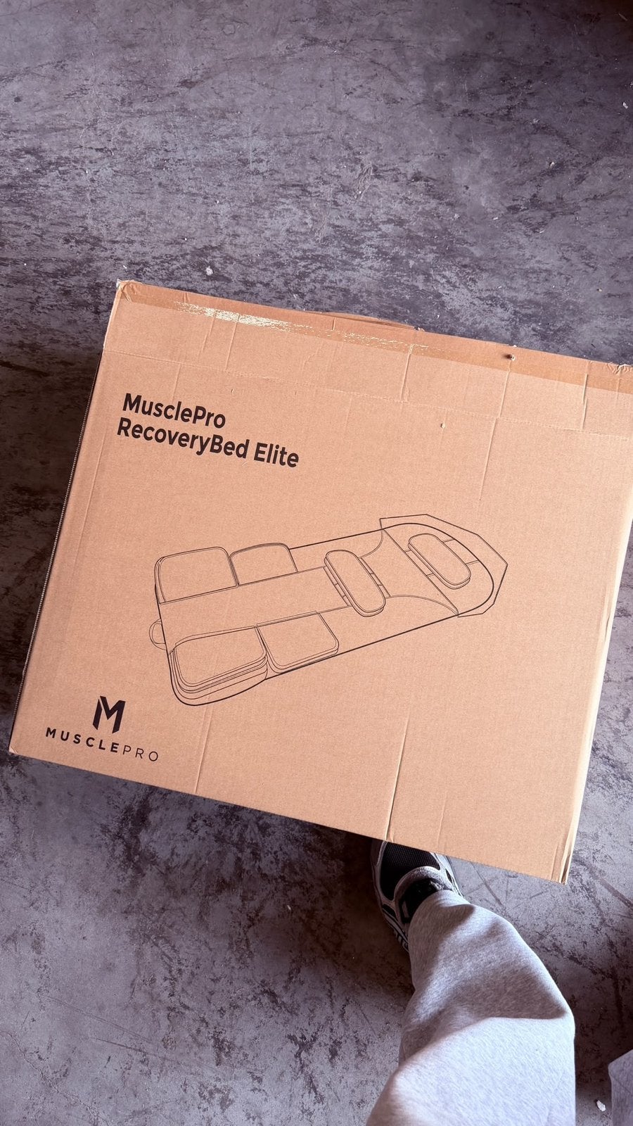 MusclePro RecoveryBed Elite Massagematras, Sport en Fitness, Ophalen of Verzenden, Zo goed als nieuw, Massagestoel of Kussen