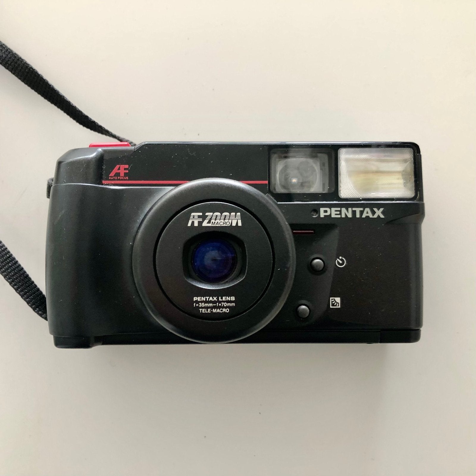 Pentax Zoom 70-S Compact Camera met Tele-Macro Lens, Ophalen of Verzenden, Gebruikt, Compact, Pentax