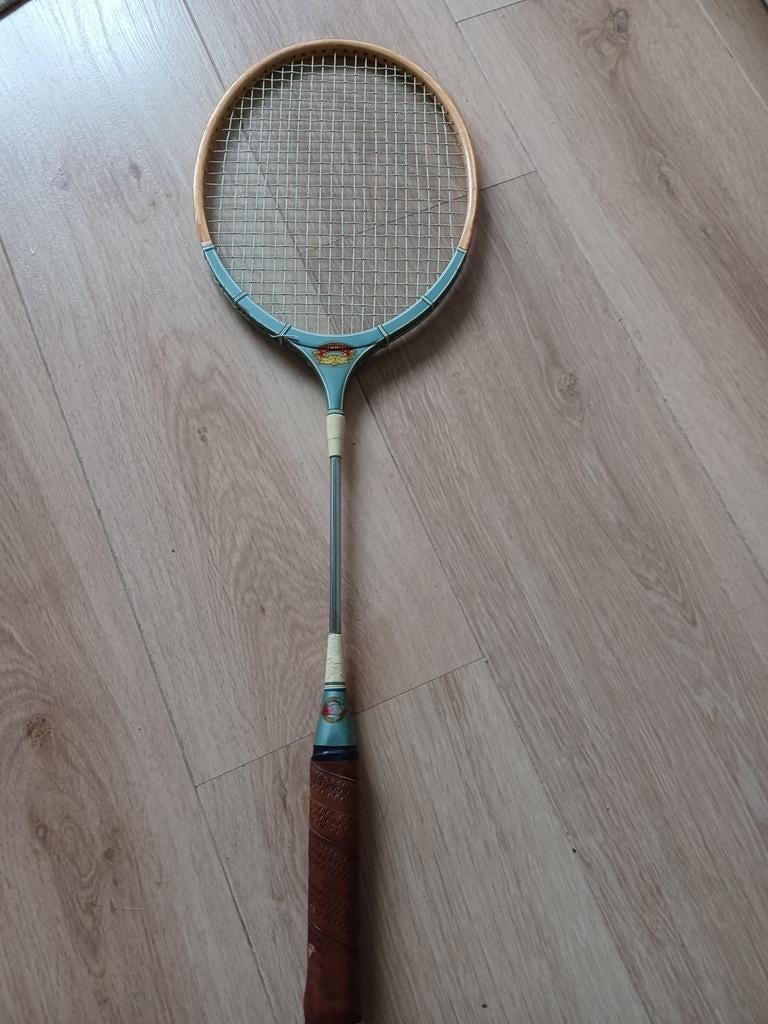 Vintage Dunhill houten badminton racket, Ophalen of Verzenden, Racket(s)