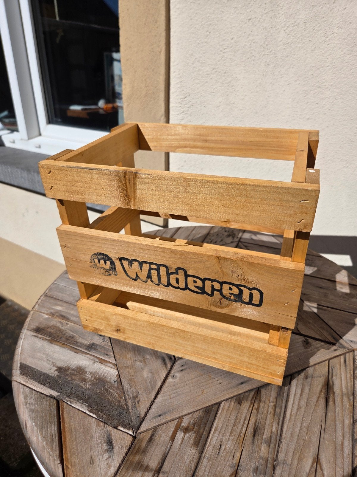 Houten krat Wilderen, Verzamelen, Ophalen of Verzenden, Gebruikt, Overige merken