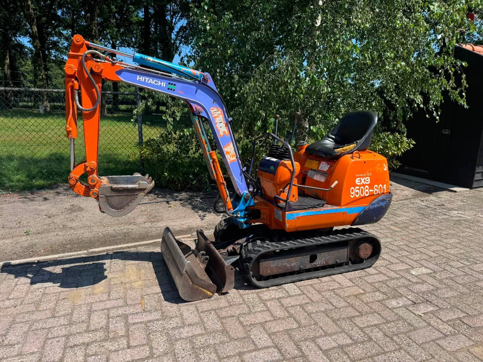 Hitachi EX8 Minigraver, Zakelijke goederen, Graafmachine