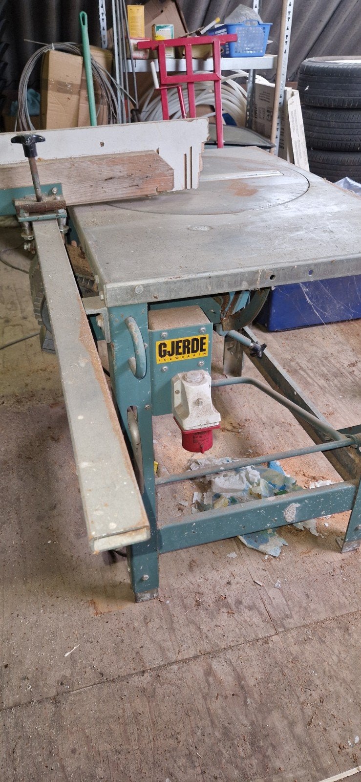 Gjerde bouwzaag 1603 400 volt., Ophalen, Gebruikt, Cirkelzaag, 70 mm of meer