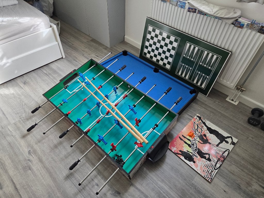 Voetbaltafel en Biljart en Multigame, Ophalen, Gebruikt