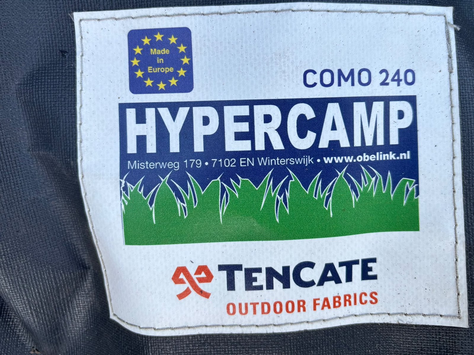 ten cate hypercamp Como 240 voortent - Zo goed als nieuw, Ophalen, Zo goed als nieuw, Ten Cate All Season 240g/m2, Overige merken