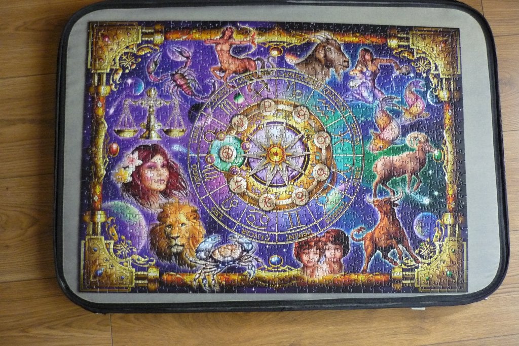 Schmidt puzzel '' Astrologie - Zodiaco '' 1000 st., Ophalen, 500 t/m 1500 stukjes, Gebruikt, Legpuzzel