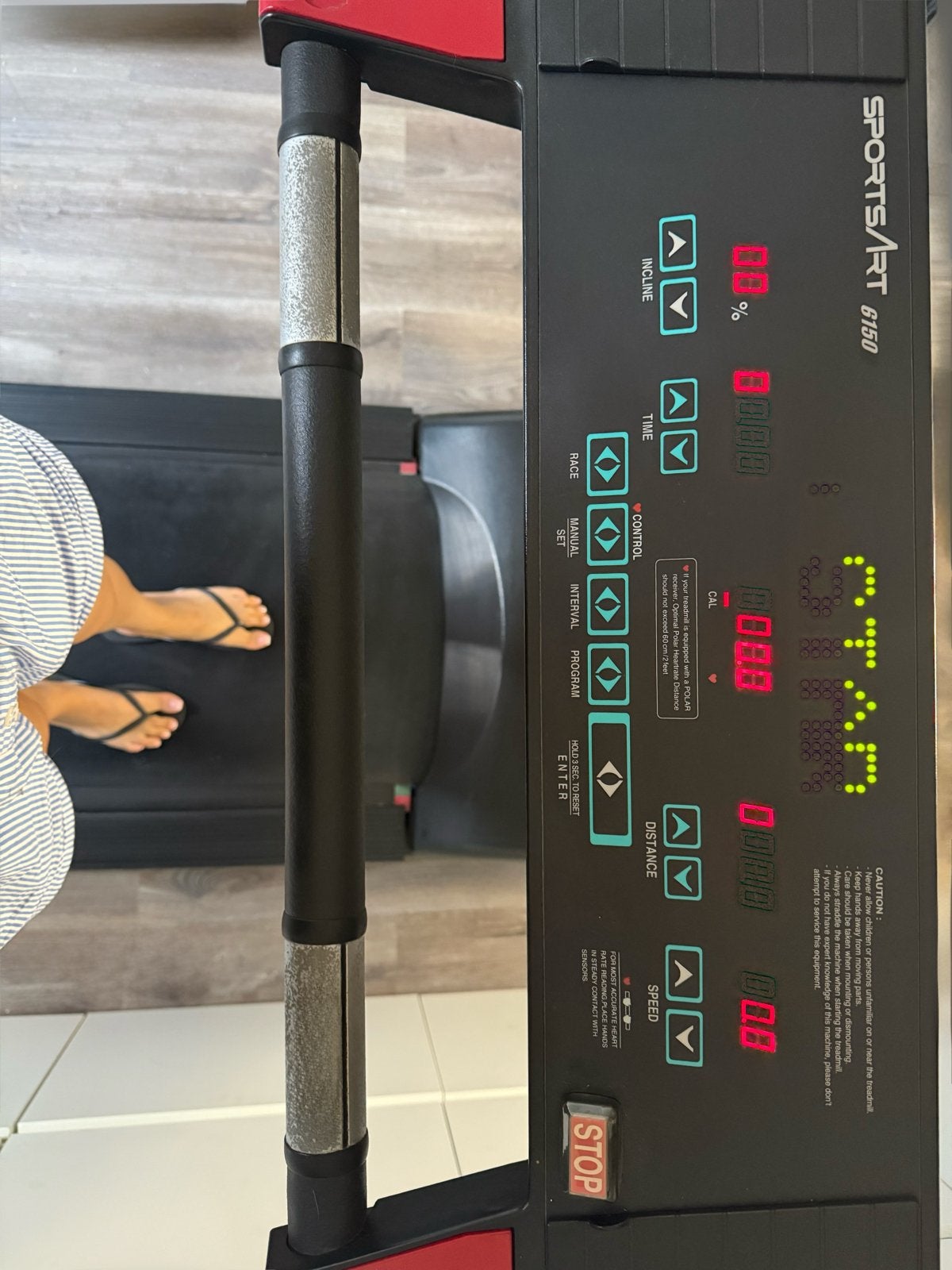 SportsArt 6150 Loopband, Ophalen, Gebruikt, Metaal, Loopband