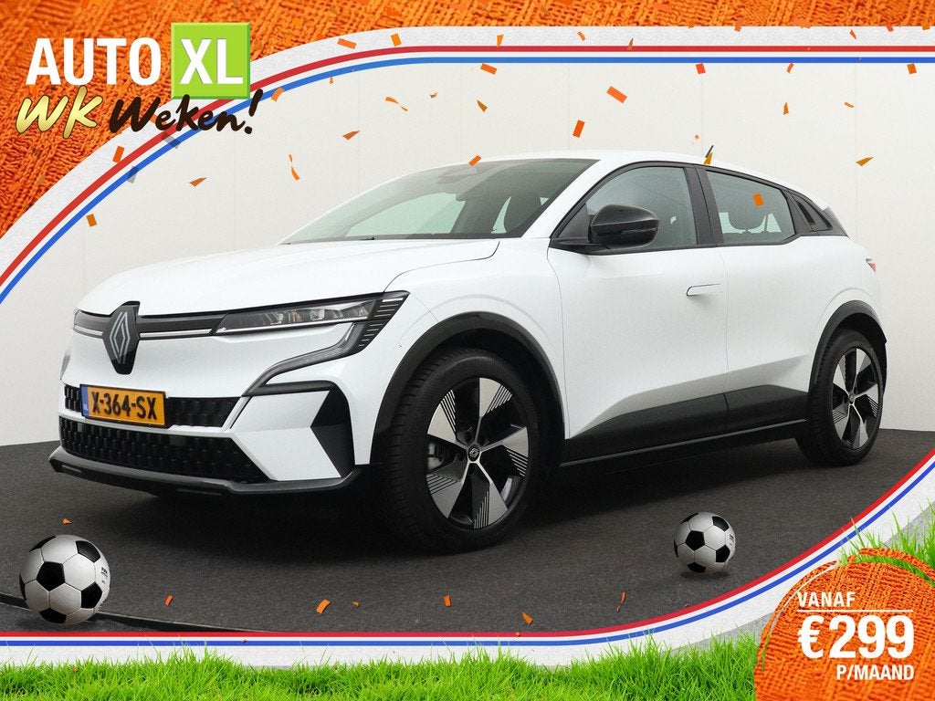 Renault Mégane E-Tech EV40 Boost Charge Equilibre 22KW Lade, Auto's, Renault, Stof, Gebruikt, Zwart, 135 min
