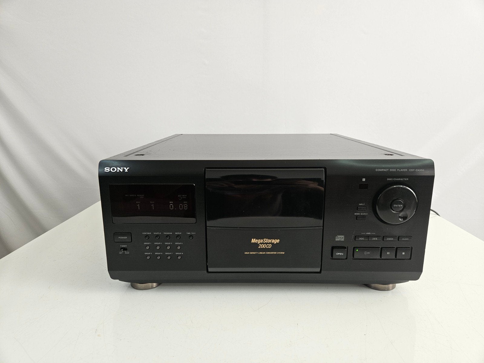 Sony CDP-CX250 CD-wisselaar - 200 CD MegaStorage, Audio, Tv en Foto, Gebruikt, 1-7-1 Konan, Minato-ku, Tokyo 108-0075, Japan, Ophalen of Verzenden