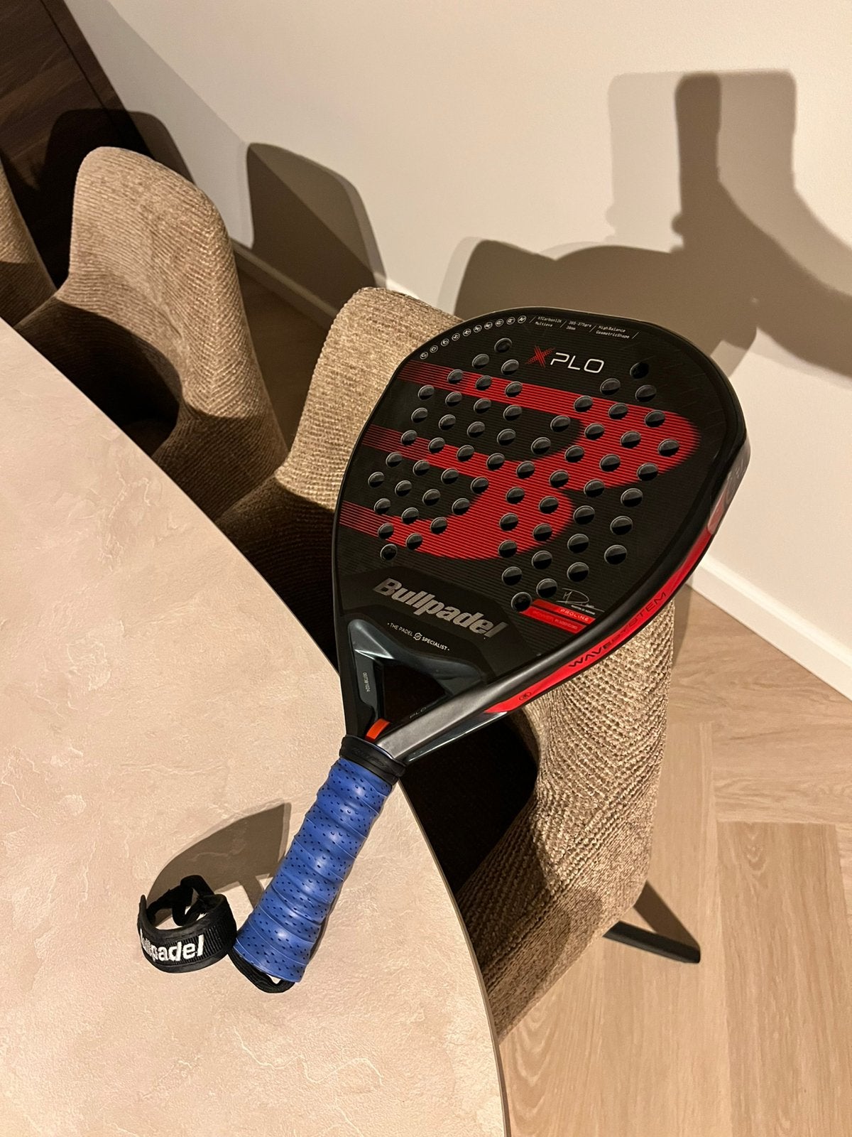 Bullpadel XPLO 2025 Padelracket, Sport en Fitness, Ophalen, Zo goed als nieuw, Padelracket