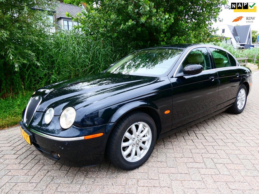 Jaguar S-type 2.5 V6 Automaat 204pk Clima Leder Youngtimer, Auto's, Jaguar, Automaat, Achterwielaandrijving, Gebruikt, Beige