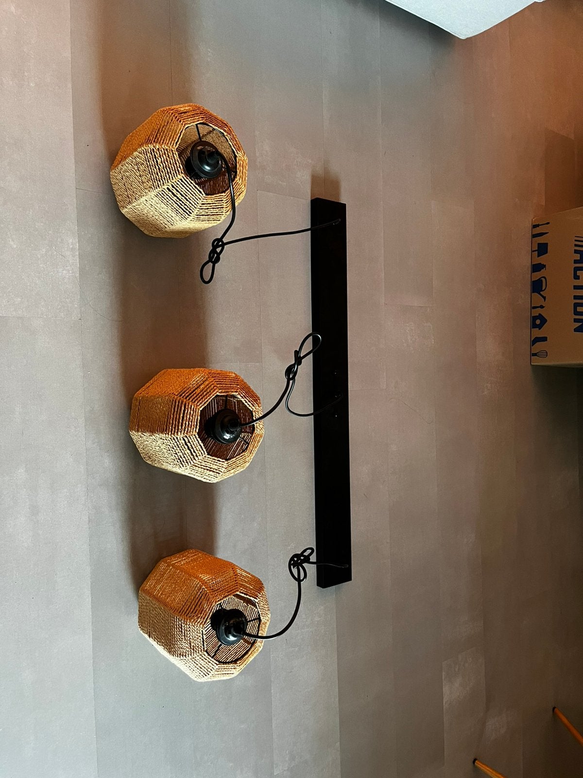 Hanglamp Bragi naturel kwantum nieuw, Ophalen of Verzenden, Zo goed als nieuw, Minder dan 5 flessen, Minder dan 50 cm