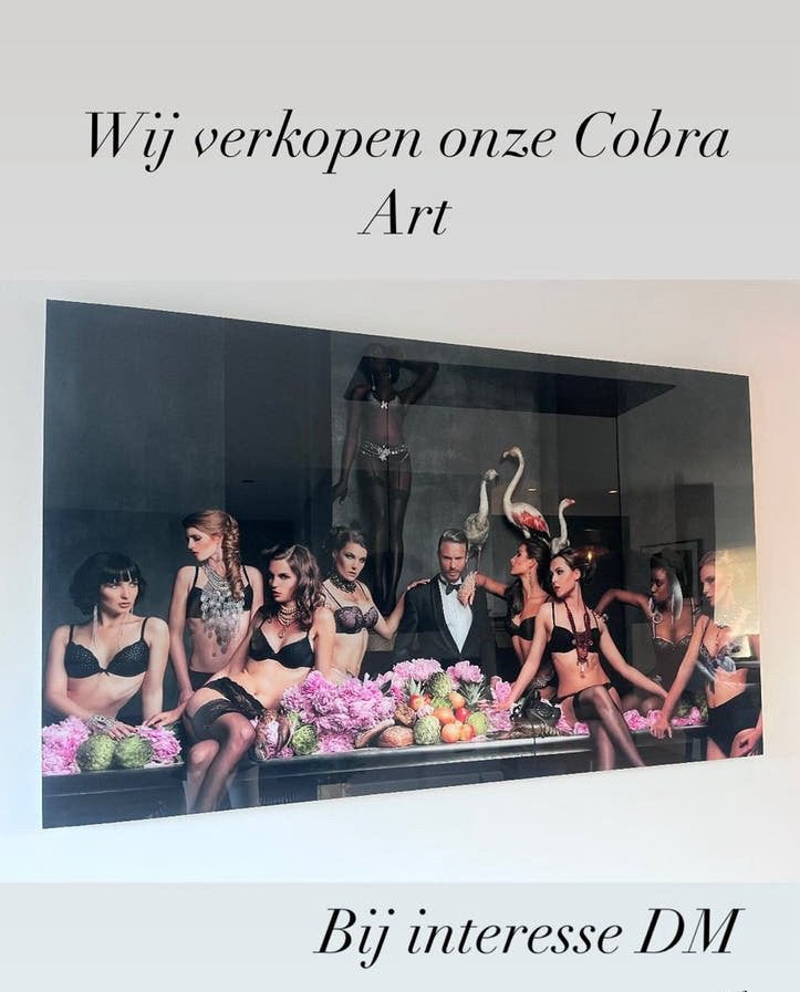 Cobra Art - Elmar Dam - 200x120 cm, Antiek en Kunst, Kunst | Schilderijen | Modern, Ophalen