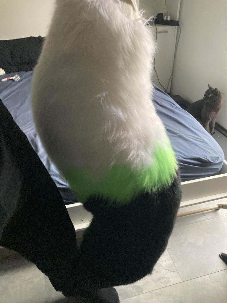 Fursuit Taildragger (Limegreen glow in the dark)(geen trade), Ophalen, Gebruikt, Overige typen
