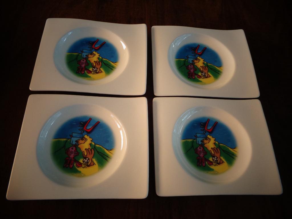 Villeroy & Boch New Wave tapas schaaltjes Vegro '06, 4 st, Nieuw, Ophalen of Verzenden, Schaal of Schalen, Overige stijlen