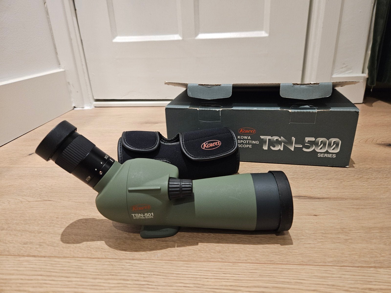 Kowa TSN-501 Spotting Scope, Ophalen of Verzenden, Zo goed als nieuw, Minder dan 80 mm, Lenzentelescoop (refractor)