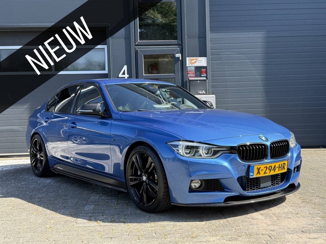 BMW 3-serie - 340i xDrive M Sport, Auto's, Automaat, Gebruikt, Euro 6, Blauw