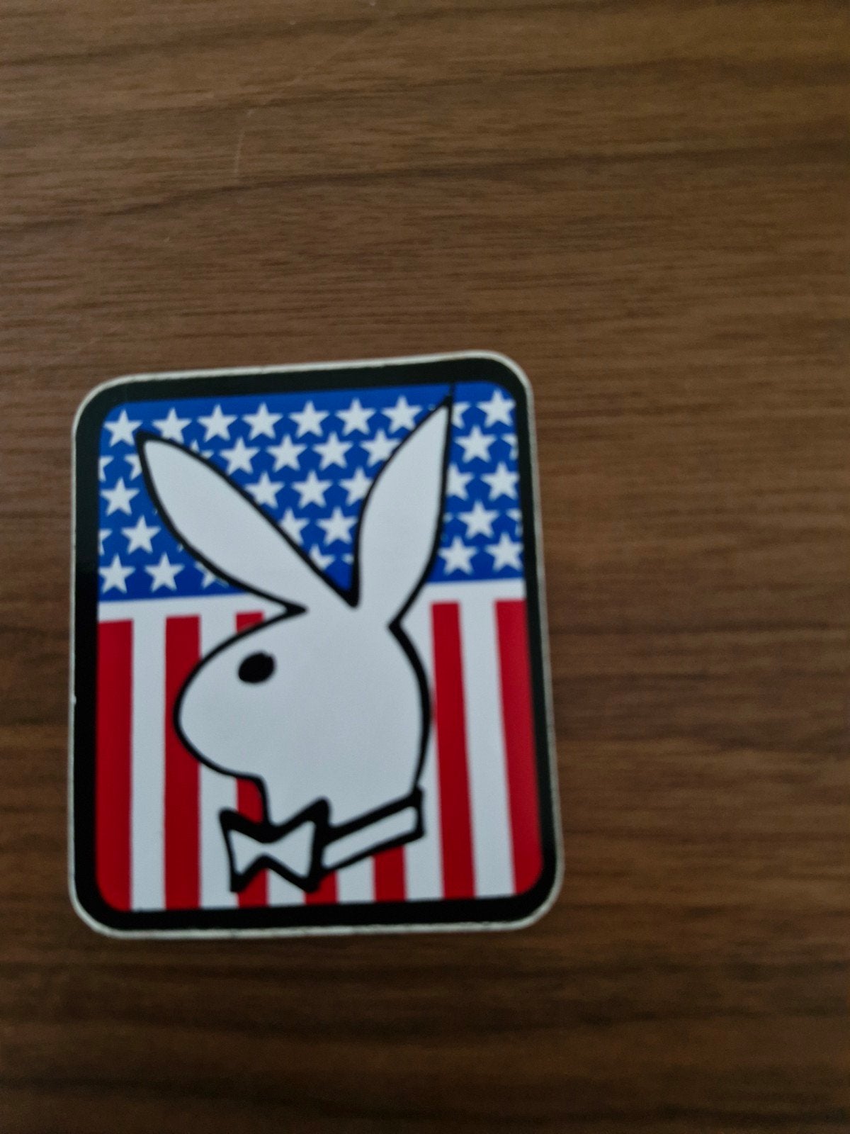 9552 Playboy Konijn Sticker - USA Vlag Design, Ophalen of Verzenden, Nieuw, Merk