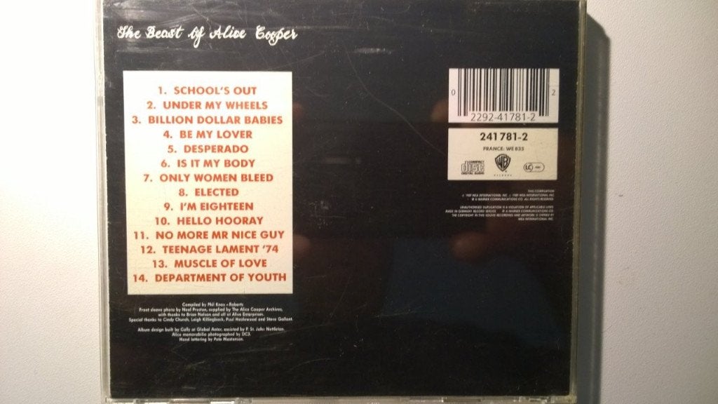 Alice Cooper - The Beast Of Alice Cooper, Ophalen of Verzenden, Zo goed als nieuw, Album