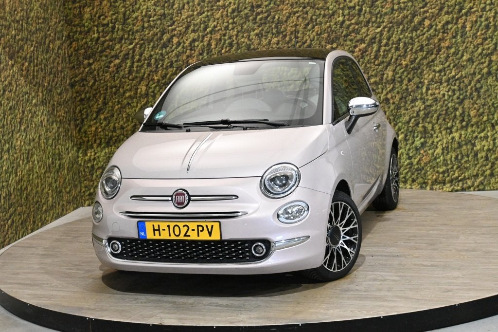Fiat 500 1.0 Hybr. Star | Pink | Carplay | Cruise | PDC, Auto's, Gebruikt, Euro 6, Overige kleuren, 4 stoelen