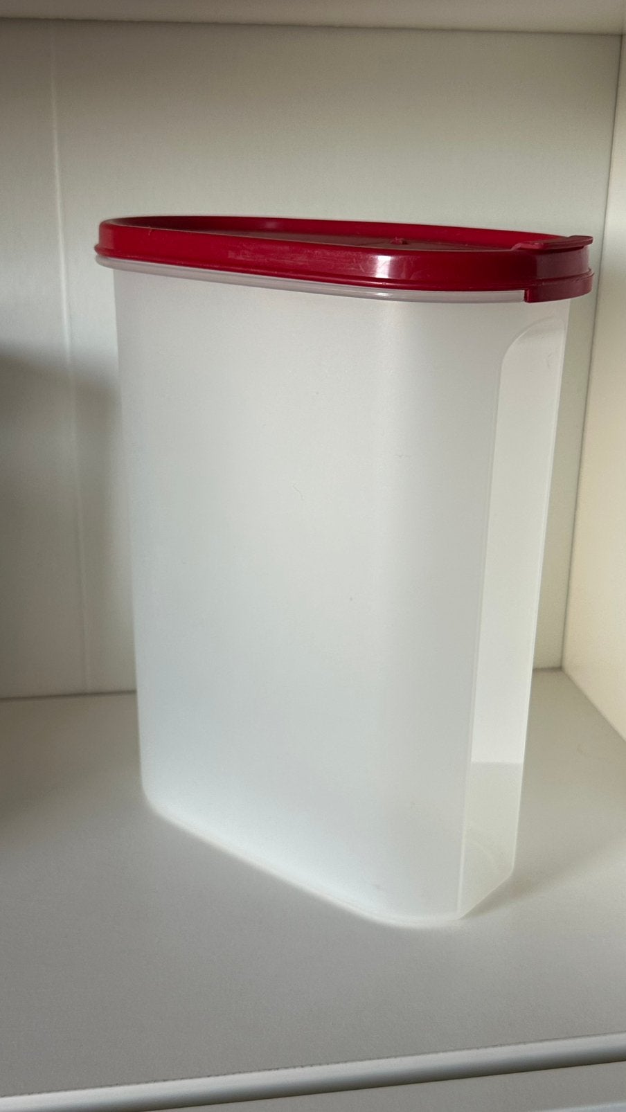 Tupperware ruimtespaarder nr 4, Ophalen of Verzenden, Nieuw, Rood, Bewaardoos